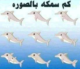 حل لغز کم سمكه بالصوره
