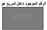 حل لغز الرقم الموجود داخل المربع هو
